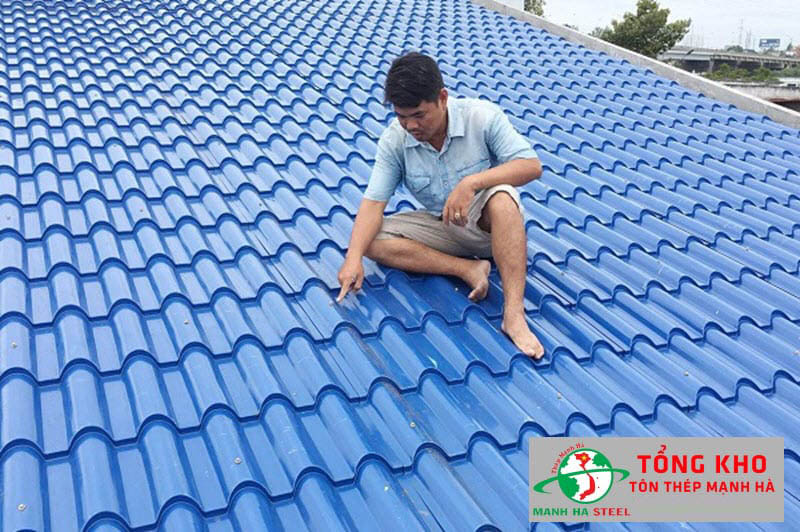 Tôn sóng ngói xanh dương