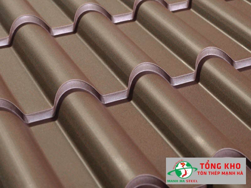 Tôn sóng tròn socola