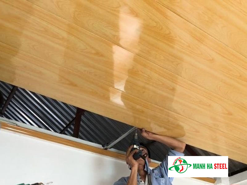 Tôn xốp vân gỗ mẫu 2