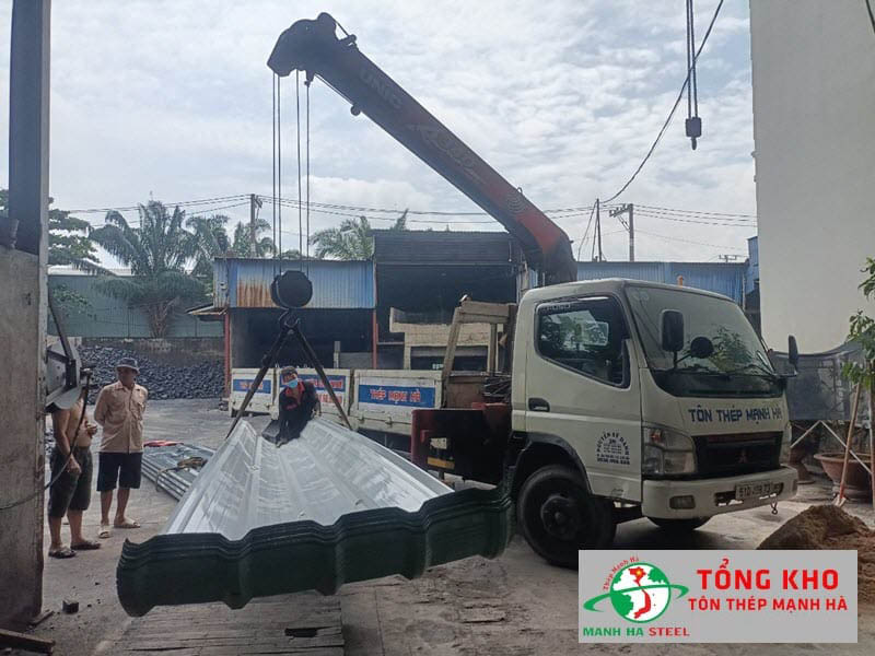 Tư vấn chọn kích thước, cán tôn 9 sóng theo yêu cầu