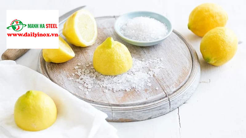 Cách tẩy rỉ sét inox