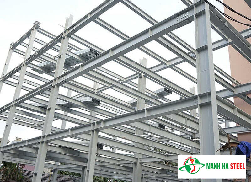 Ứng dụng U inox dày 10mm để thi công kéo cột dự án