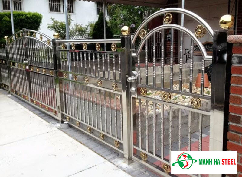 Ứng dụng inox U dày 6.5mm gia công hàng rào