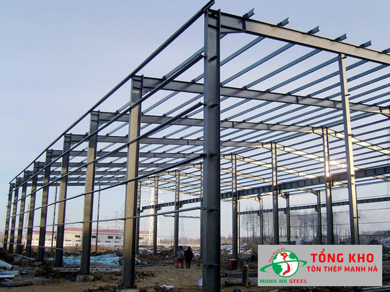 Ứng dụng thi công kết cấu thép nhà xưởng, công trình