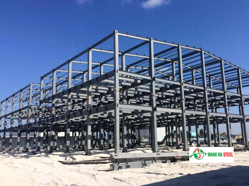 Thép hình I Posco được sử dụng cho công trình trung tâm thương mại tại Biên Hòa