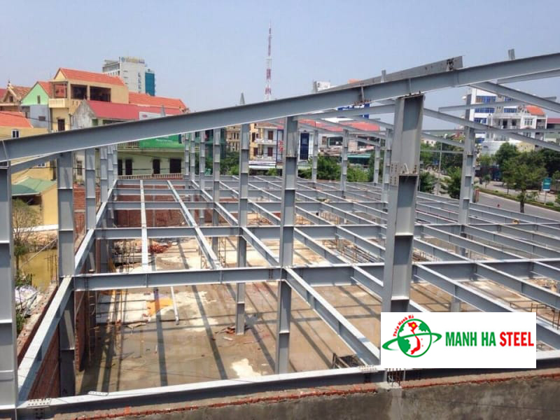 Ứng dụng thép I làm nhà thép tiền chế