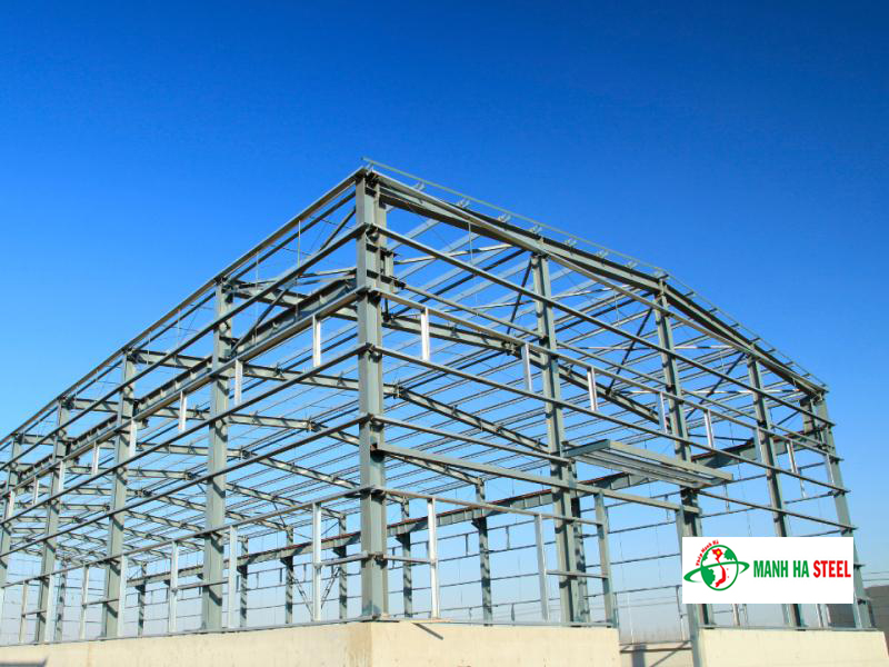 Thép hình I300 xây dựng khung thép siêu thị lớn