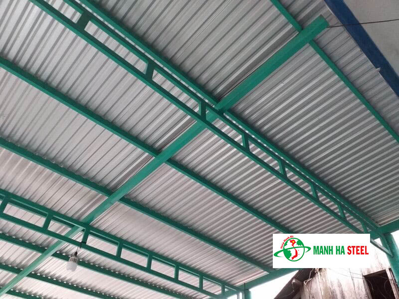 Tôn 11 sóng dùng lợp mái hiên