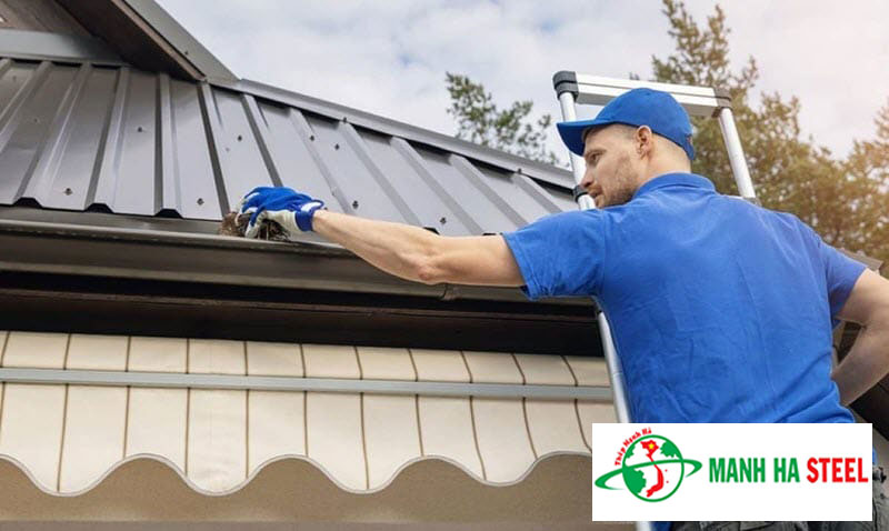 Ứng dụng tôn cách nhiệt Phương Nam thi công mái lợp