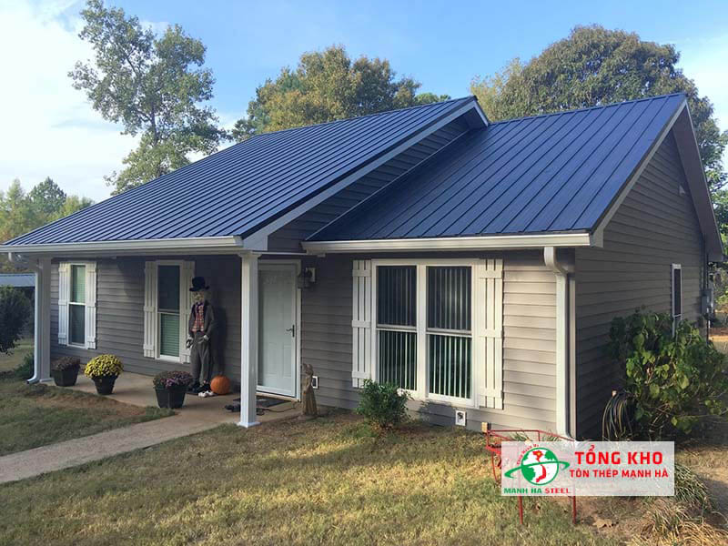 Sử dụng tôn lạnh làm mái lợp cho nhà ở dân dụng