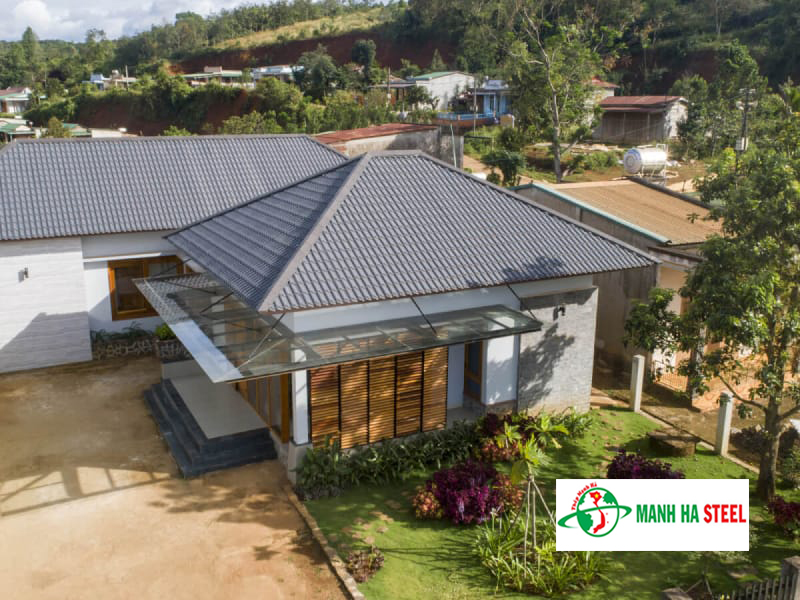 Tôn Nam Kim dùng lợp mái nhà, bền đẹp