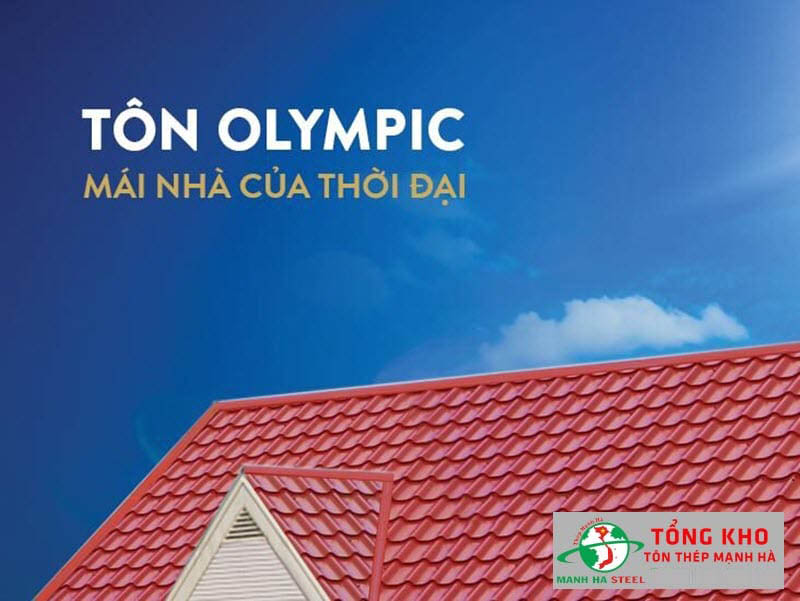 Thiết kế mái tôn ngói Olympic độc đáo, ấn tượng