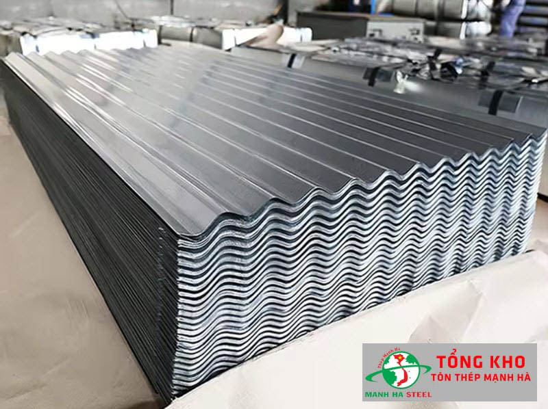 Tấm lợp mạ kẽm nhúng nóng có độ bền cao, kháng ăn mòn tốt