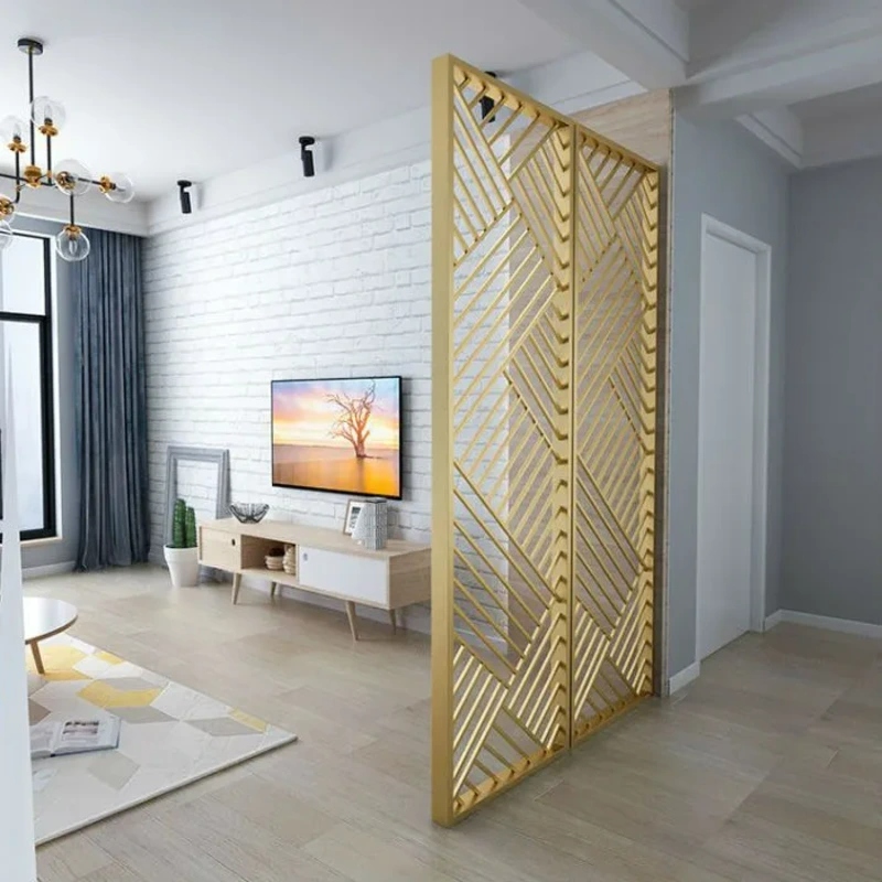 Vách Ngăn Inox Mạ Vàng thanh lịch