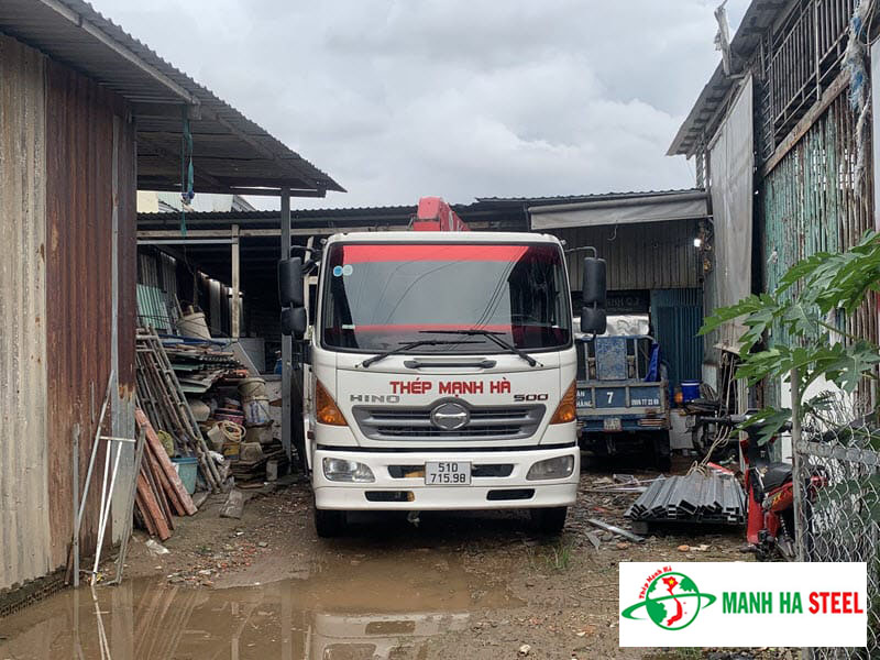 Mạnh Hà vận chuyển thanh inox U 35 tới công trình toàn HCM, miền Nam