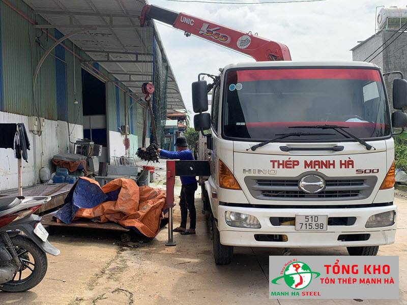 Vận chuyển thép Miền Nam tận công trình khu vực TPHCM, miền Nam