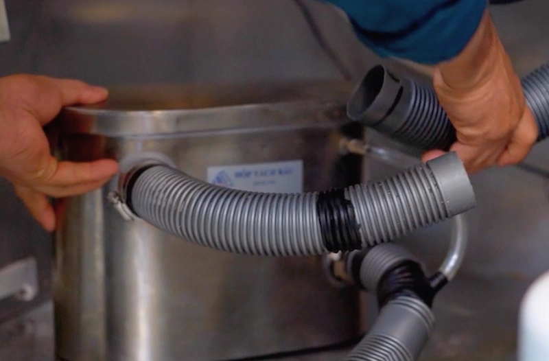 bộ lọc của bể tách dầu mỡ inox