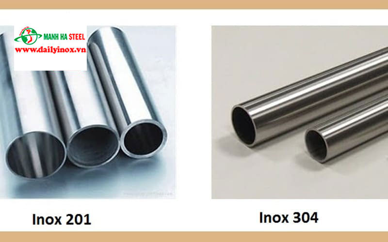 so sánh inox 201 và 304