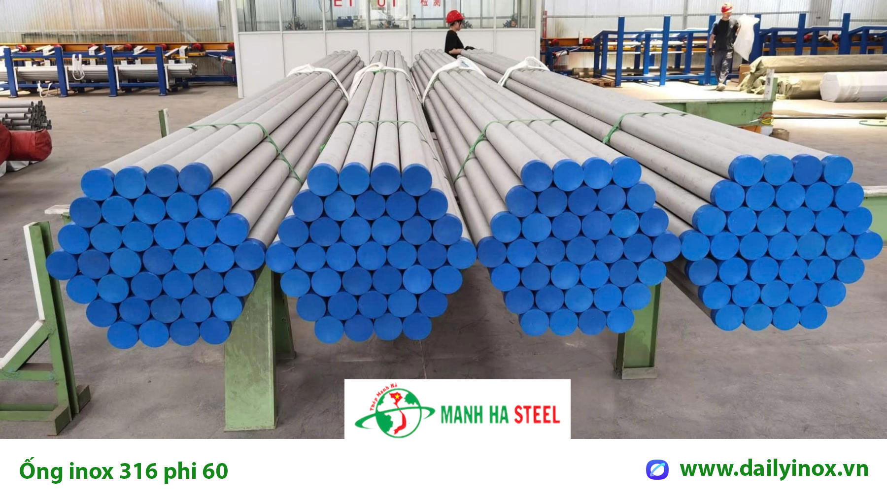 Ống inox 316 phi 60 DN50