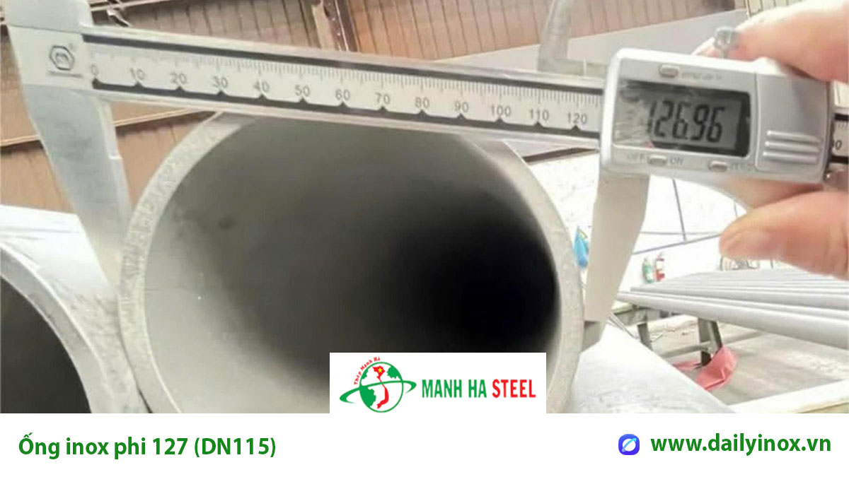 Ống inox phi 127 (DN115)