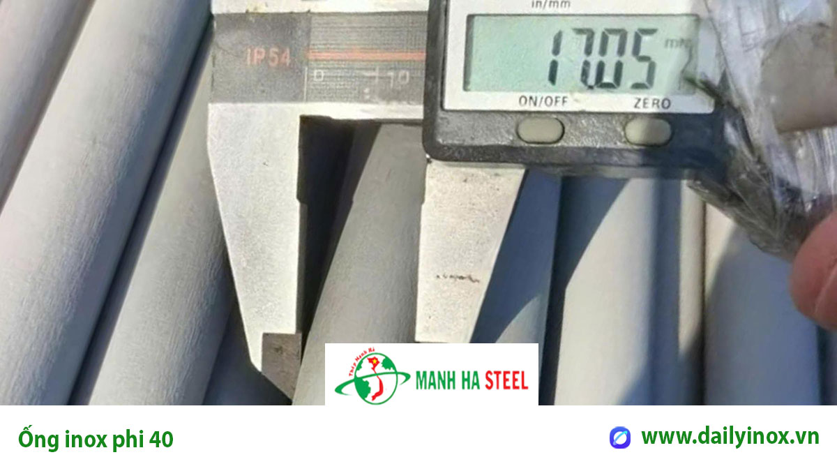 Ống inox phi 17 DN10