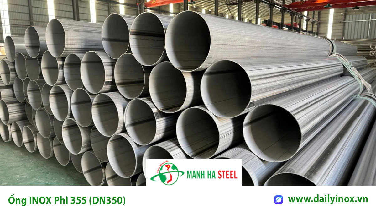 Ống inox phi 355 (DN350)
