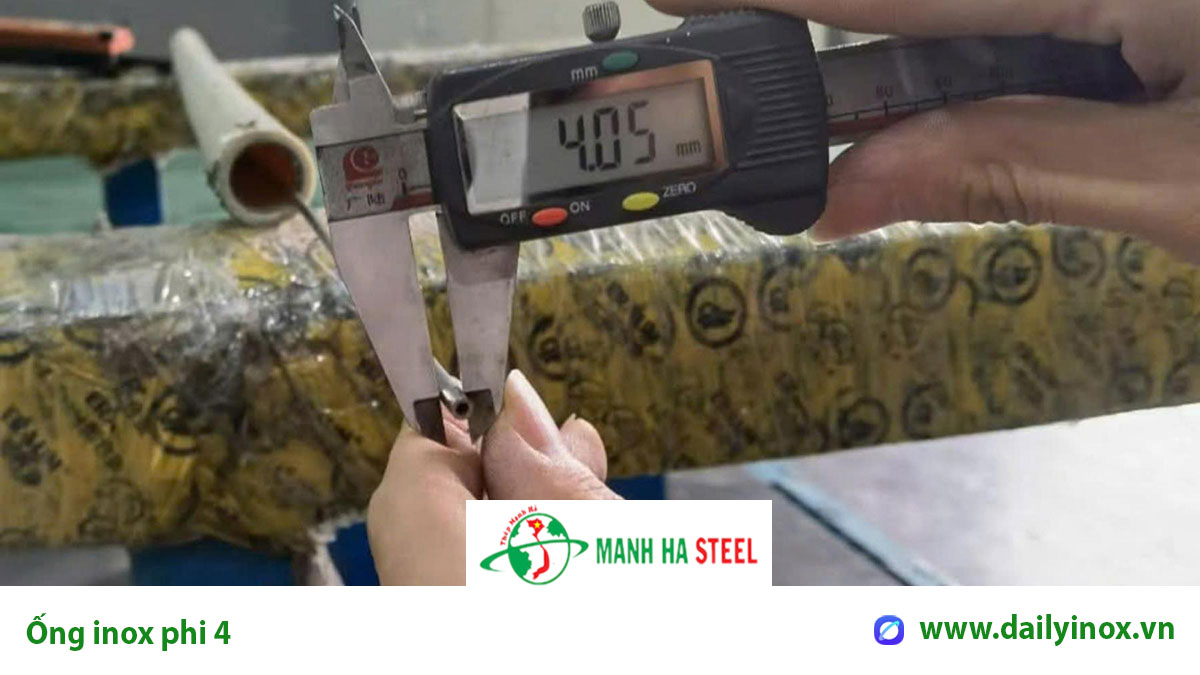 Ống inox phi 4