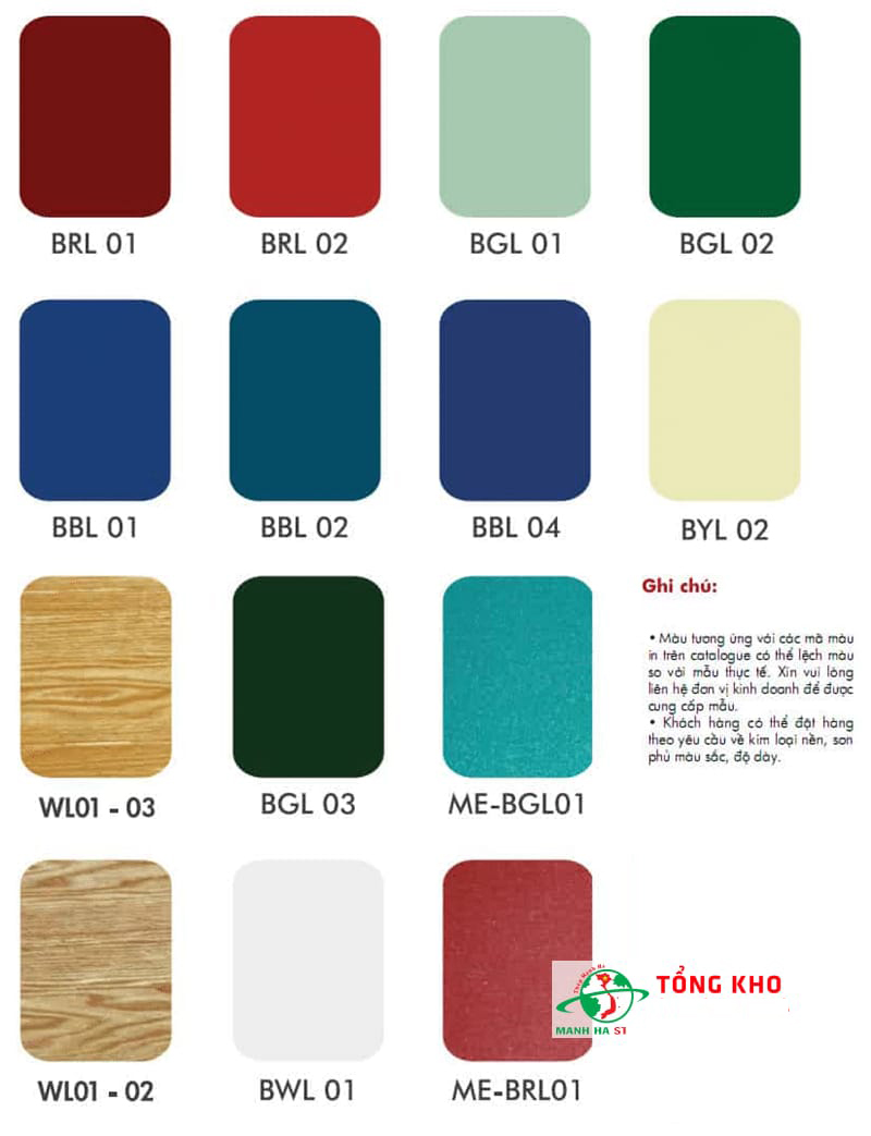 Bảng Báo Giá Tôn Con Voi