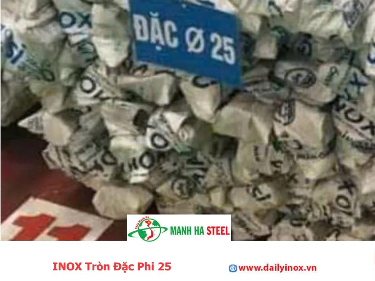 Bảng Báo Giá INOX Tròn Đặc Phi 25