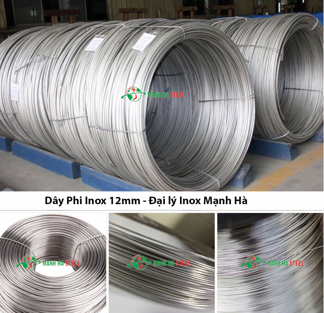 Dây Phi Inox 12mm - Đại lý Inox Mạnh Hà và Bảng Giá Chi Tiết