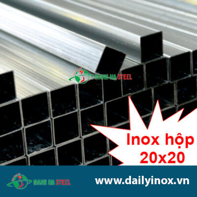 Hộp Inox Vuông 20.0x20.0mm - Đại lý Inox Mạnh Hà và Bảng Giá