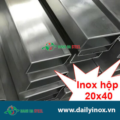 Hộp Inox Chữ Nhật Công Nghiệp 20x40 - Đại Lý Inox Mạnh Hà và Bảng Giá Chi Tiết