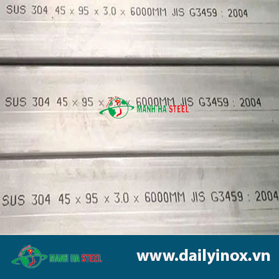 Hộp Inox Chữ Nhật Công Nghiệp 45x95 - Đại lý Inox Mạnh Hà và Bảng Giá Chi Tiết