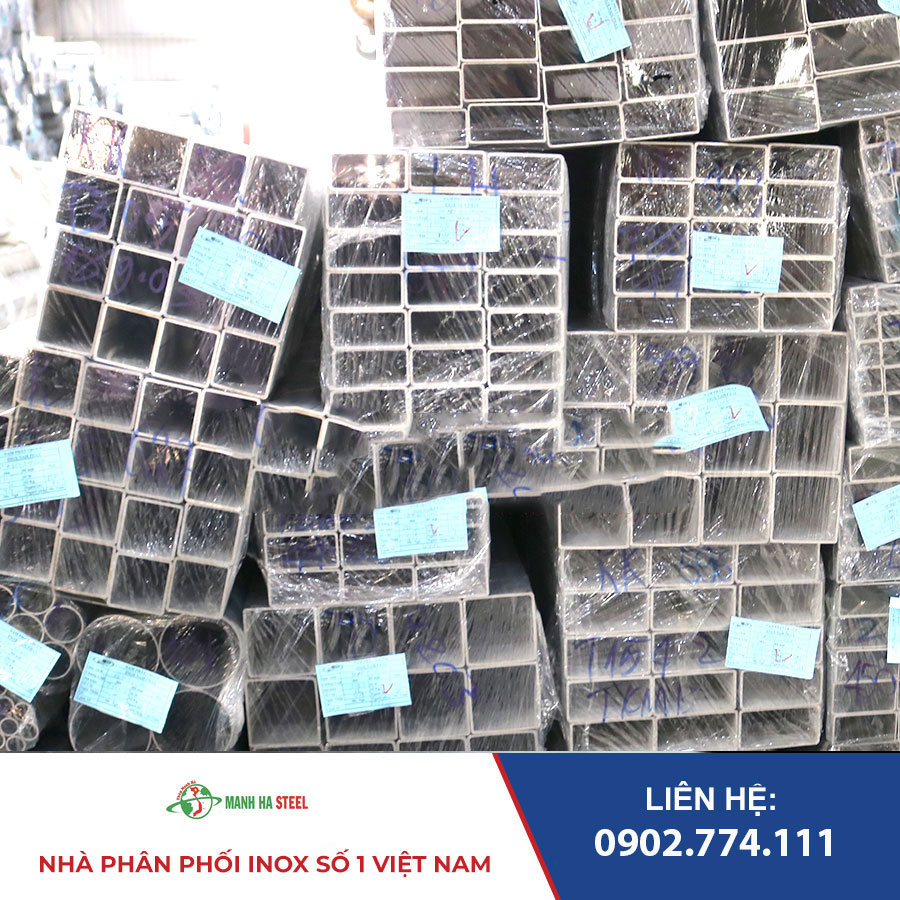 Hộp inox trang trí Hoàng Vũ 201, 304, 316, 403, 430, 410, 310, 420