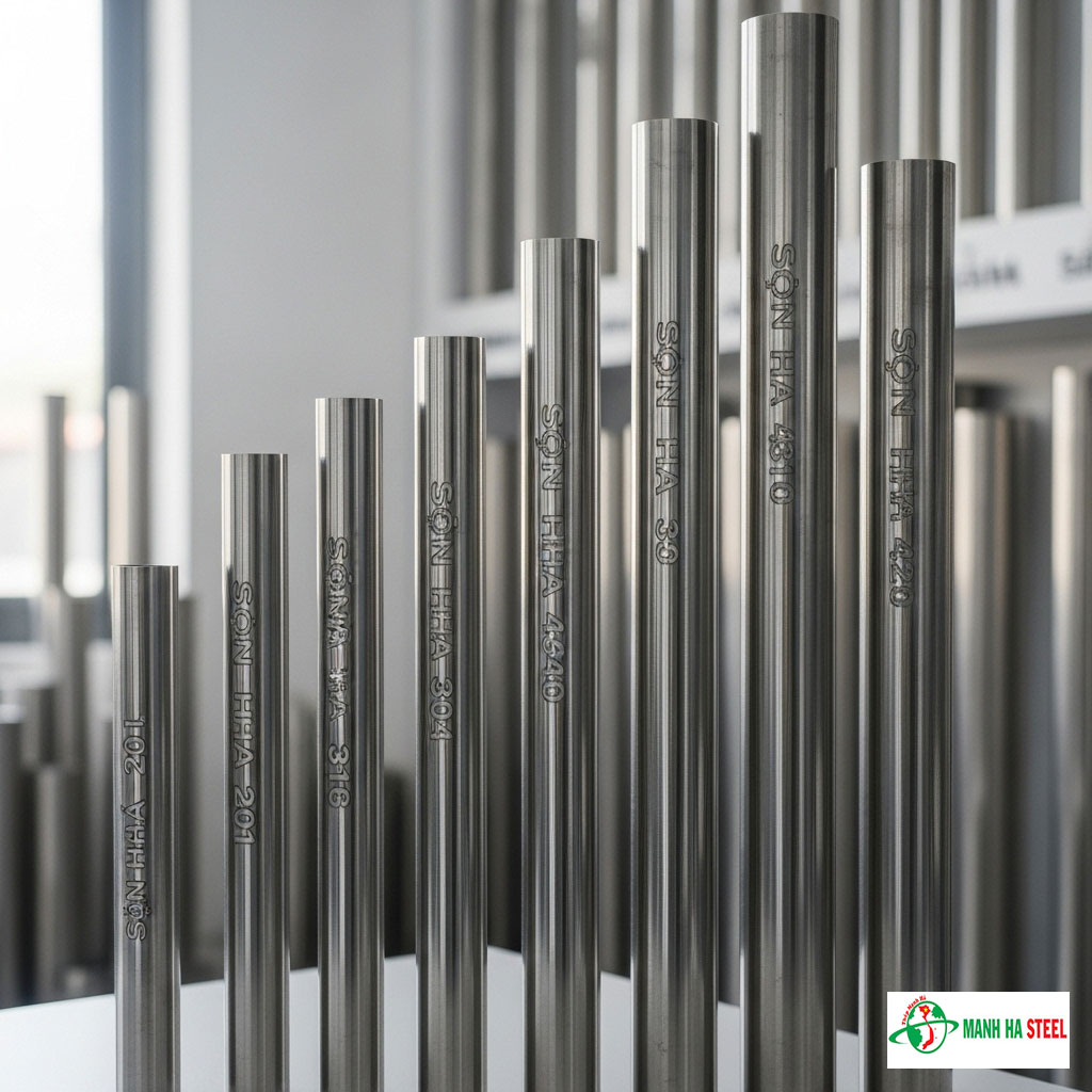 Ống inox trang trí Sơn Hà 201, 304, 316, 403, 430, 410, 310, 420