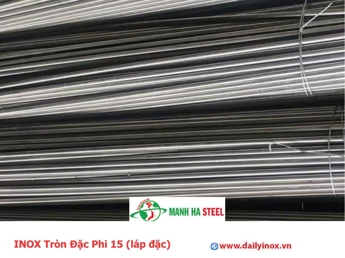 Bảng Báo Giá INOX Tròn Đặc Phi 15 (láp đặc)