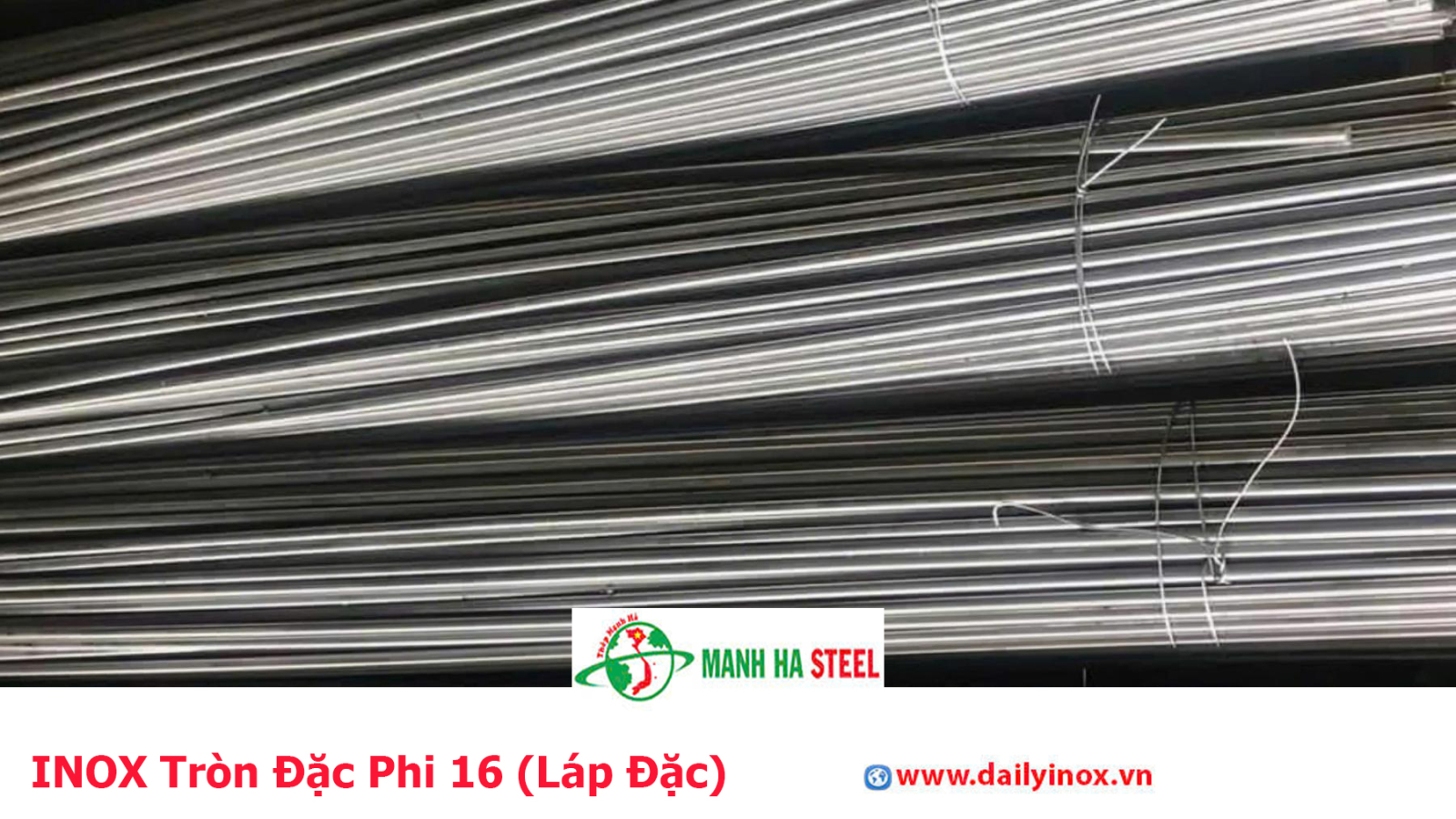 Bảng Báo Giá INOX Tròn Đặc Phi 16 (Láp Đặc)