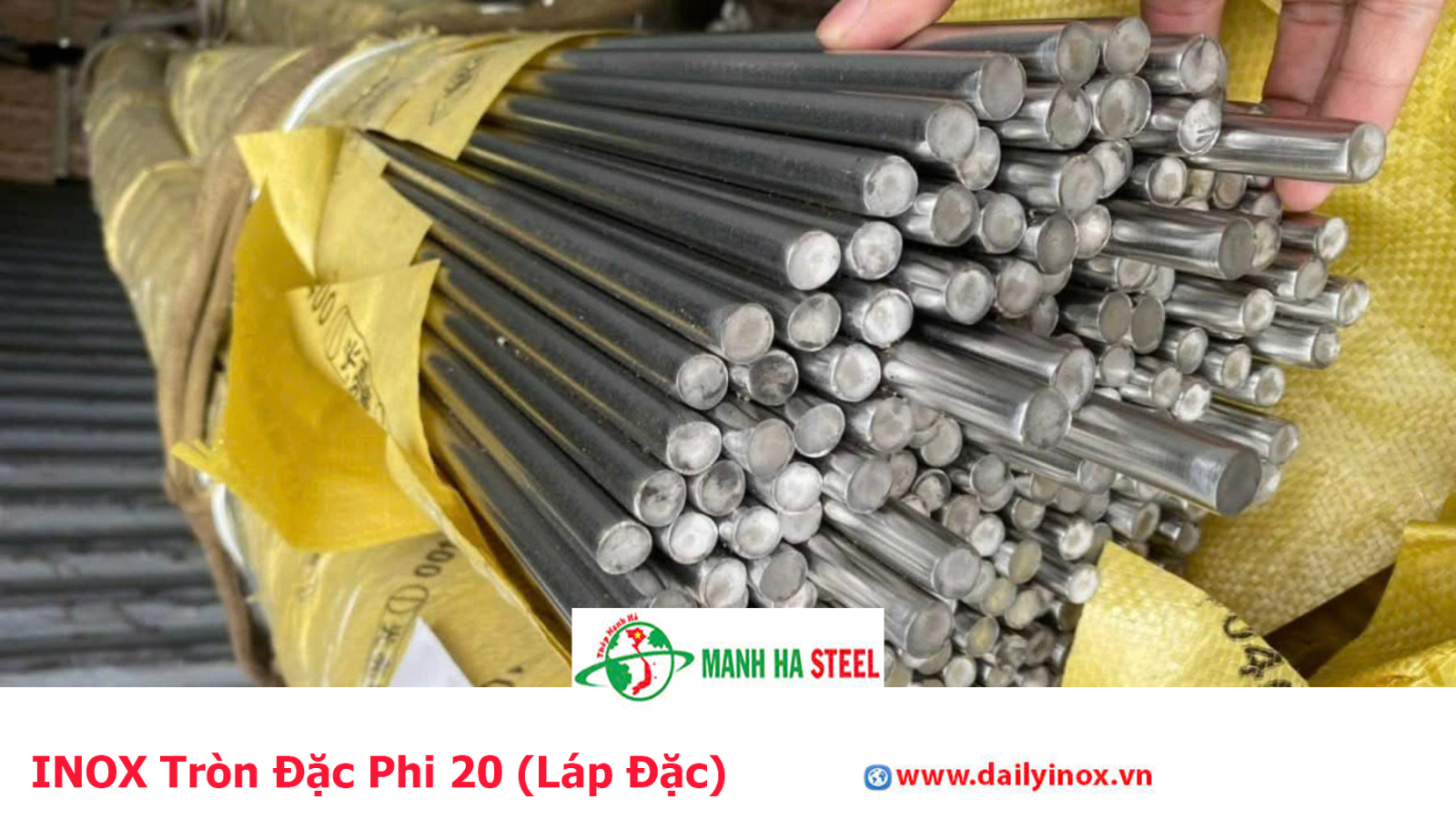 Bảng Báo Giá INOX Tròn Đặc Phi 20 (Láp Đặc)