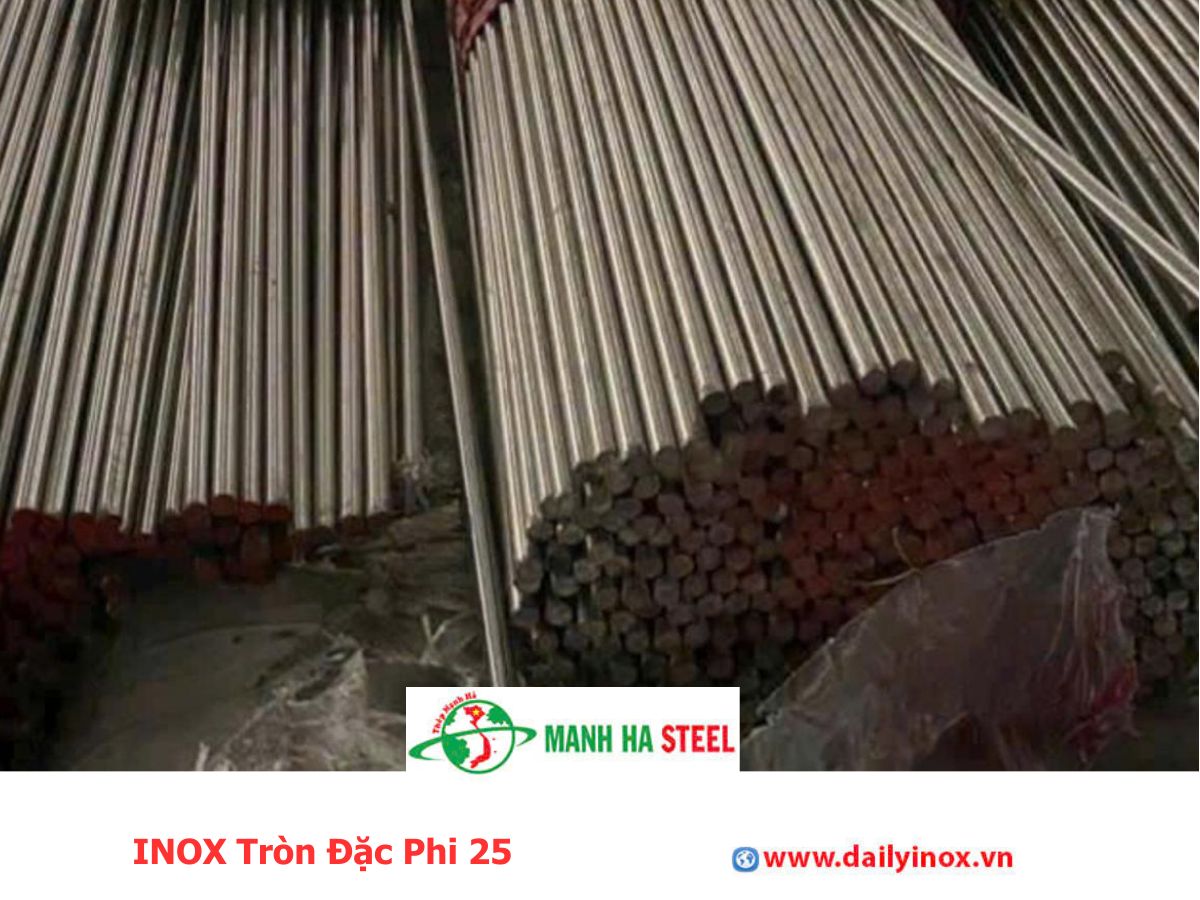 Bảng Báo Giá INOX Tròn Đặc Phi 25