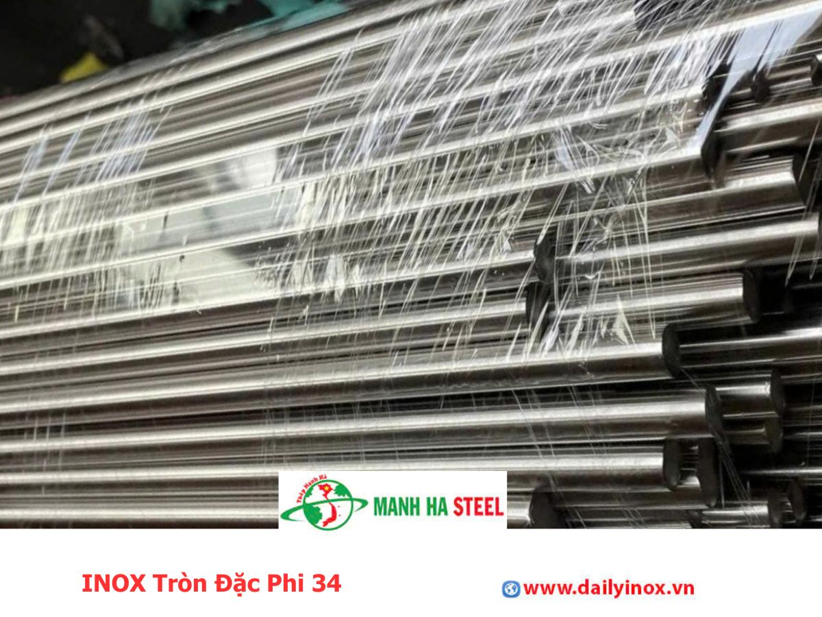Bảng Báo Giá INOX Tròn Đặc Phi 34