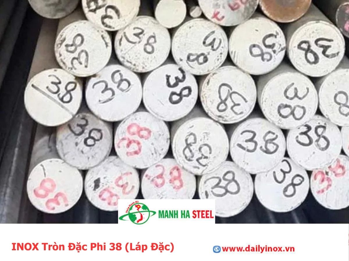 Bảng Báo Giá INOX Tròn Đặc Phi 38 (Láp Đặc)