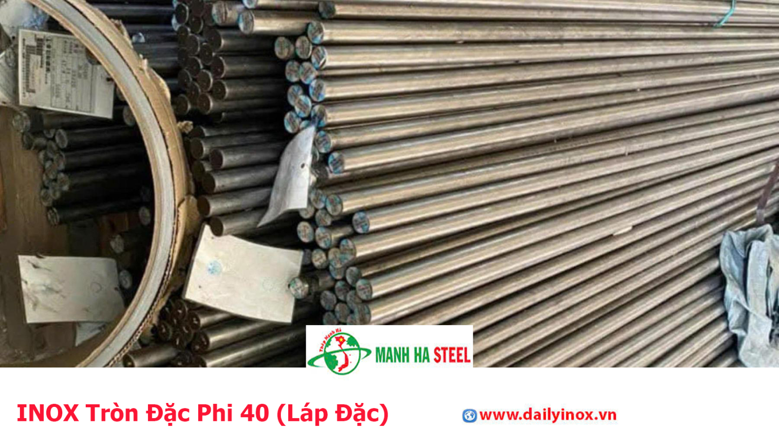 Bảng Báo Giá INOX Tròn Đặc Phi 40 (Láp Đặc)