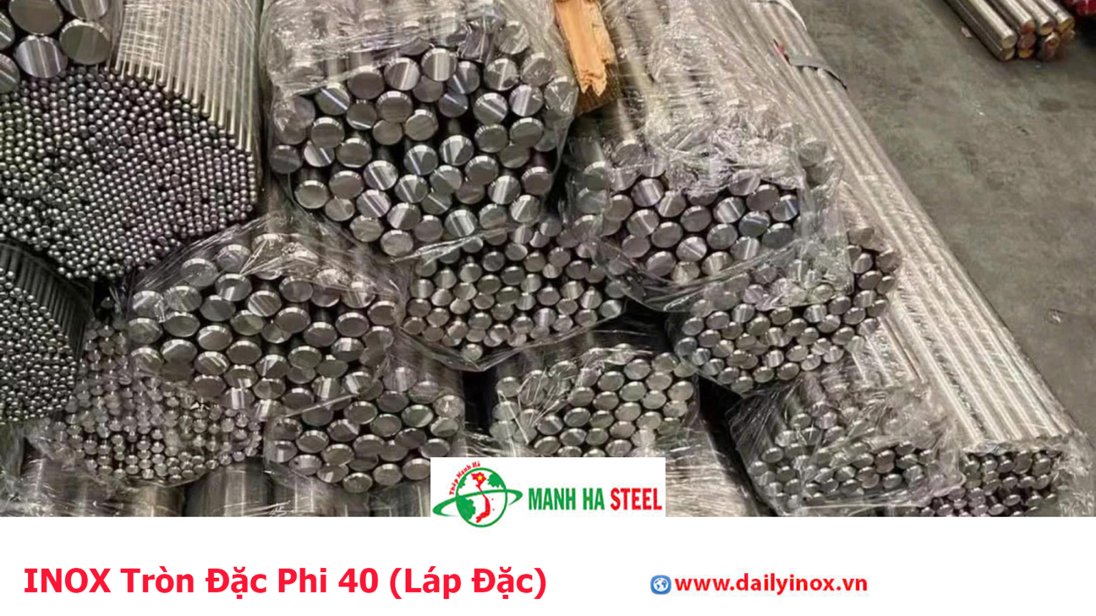 Bảng Báo Giá INOX Tròn Đặc Phi 40 (Láp Đặc)