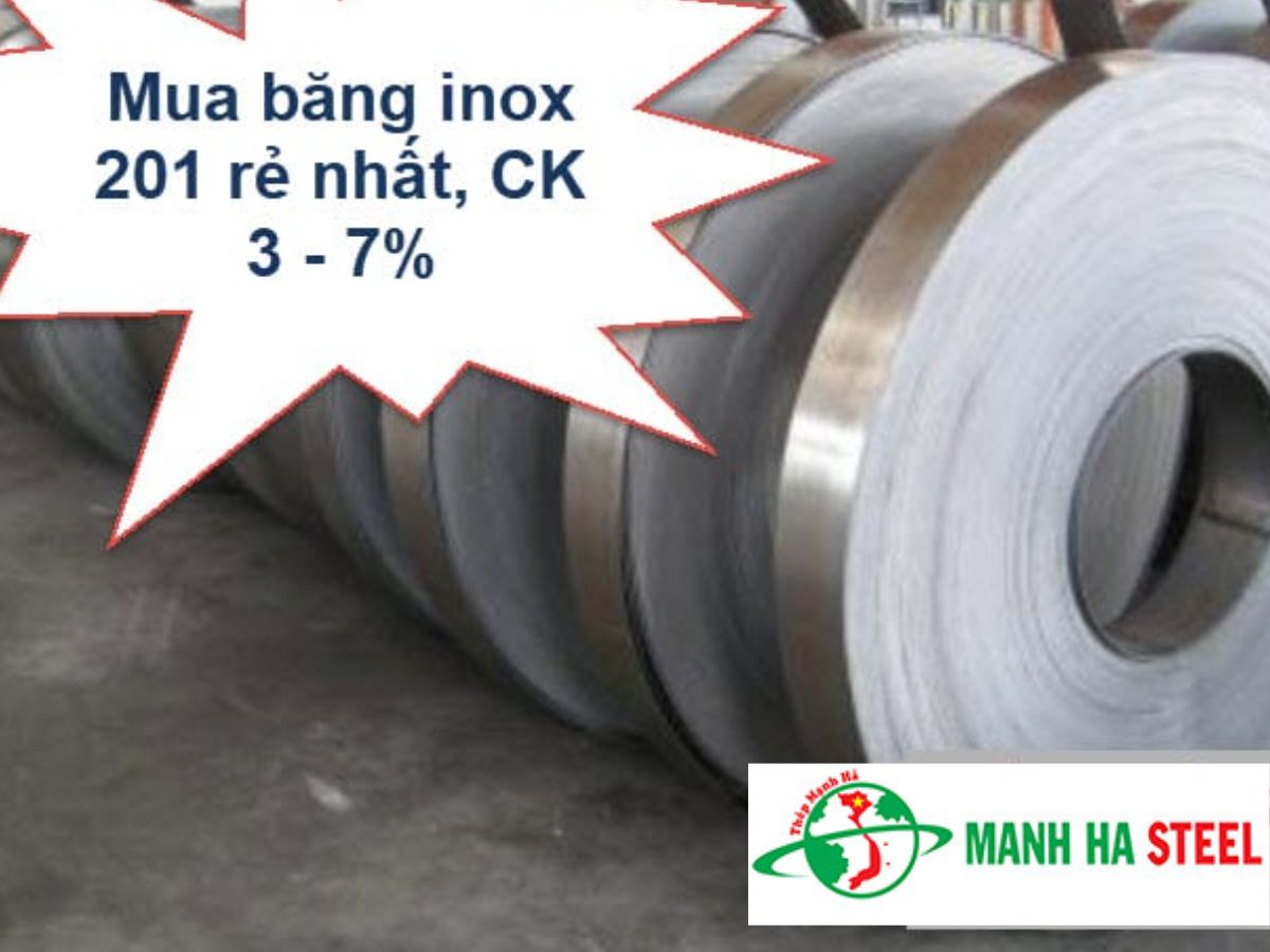 Bảng Báo Giá Băng Inox 201