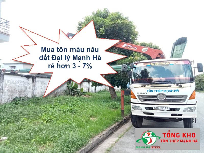 Bảng Báo Giá Tôn Màu Nâu Đất