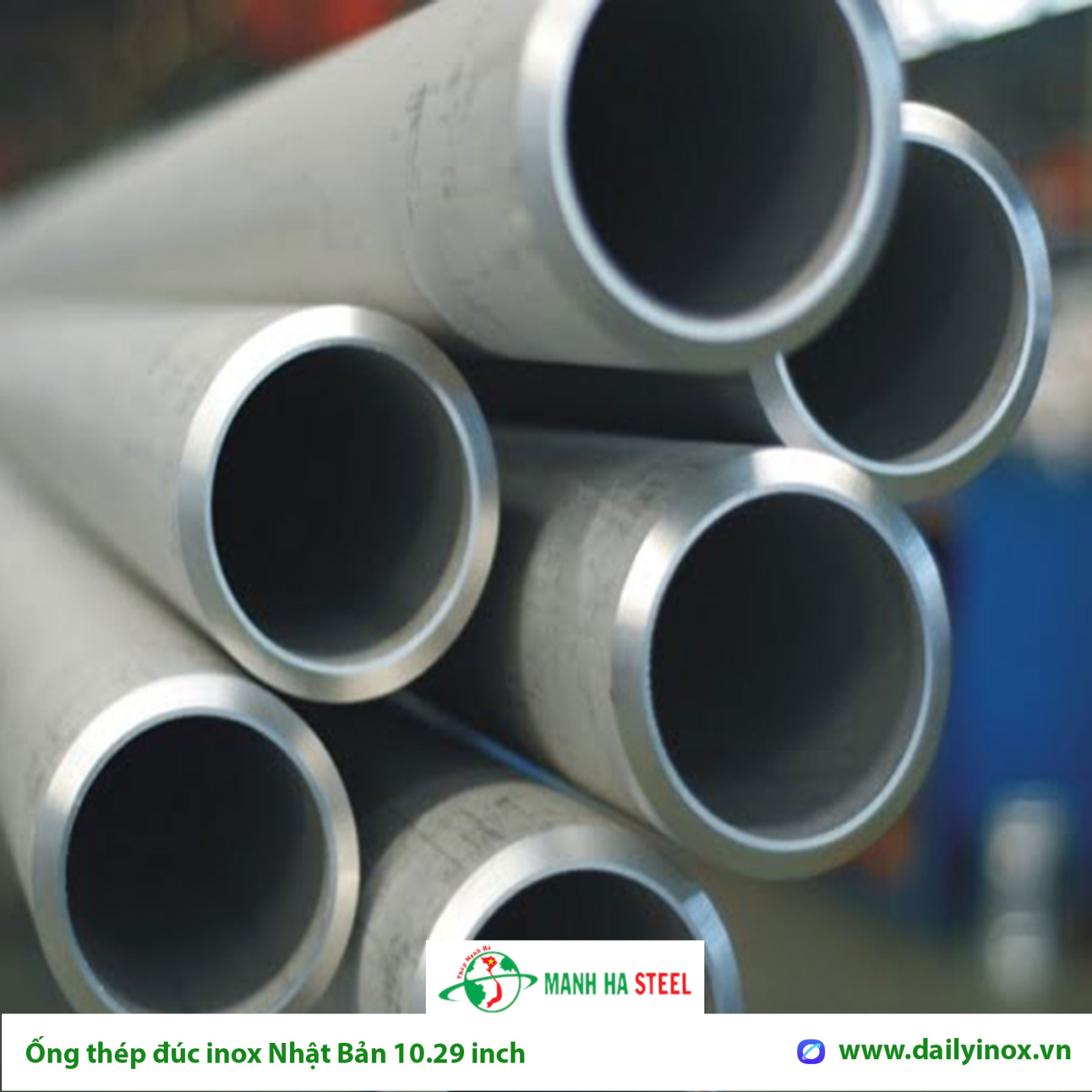 Ống đúc inox Nhật Bản 10.29 inch, Ống thép đúc inox Nhật Bản 10.29 inch