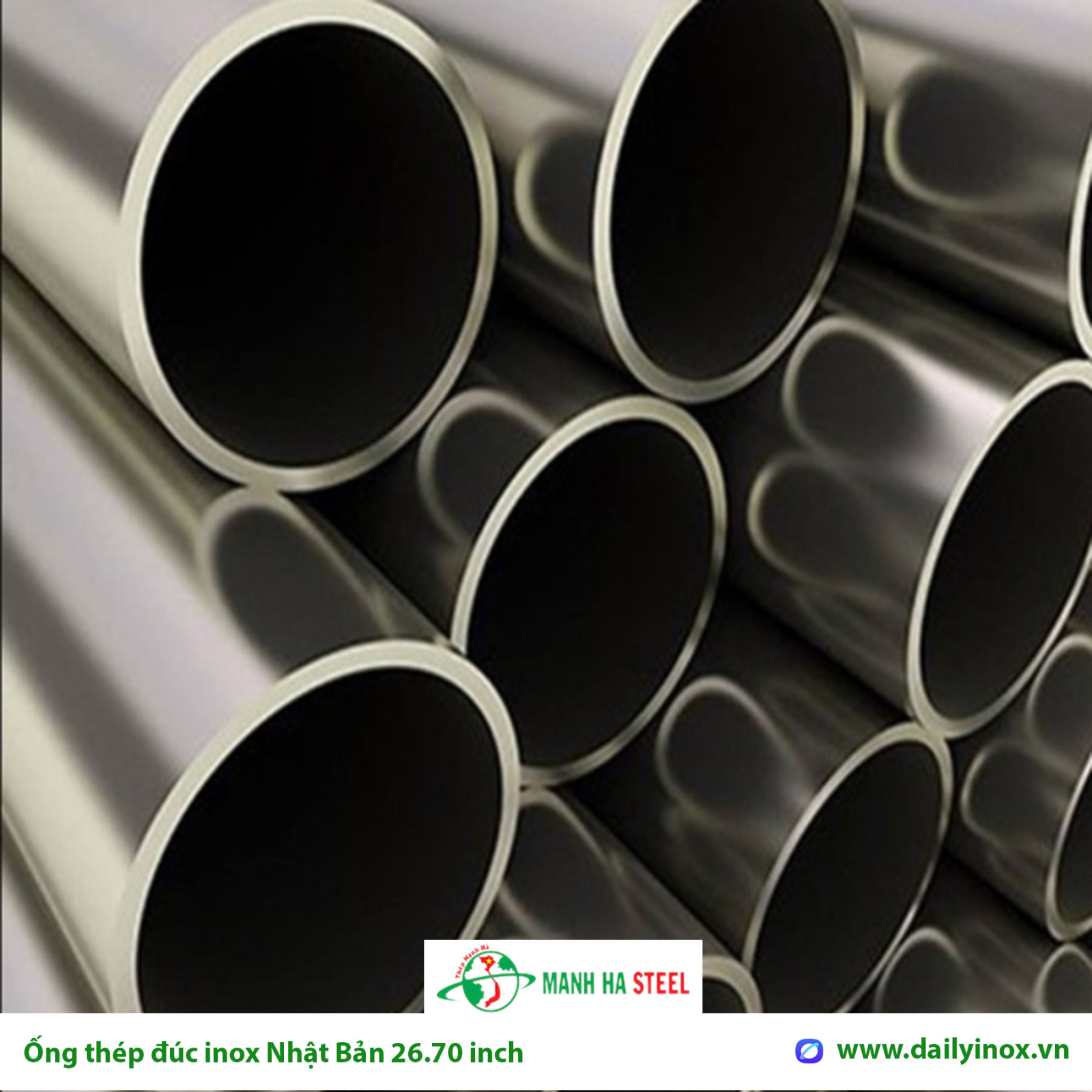 Ống đúc inox Nhật Bản 26.70 inch, Ống thép đúc inox Nhật Bản 26.70 inch
