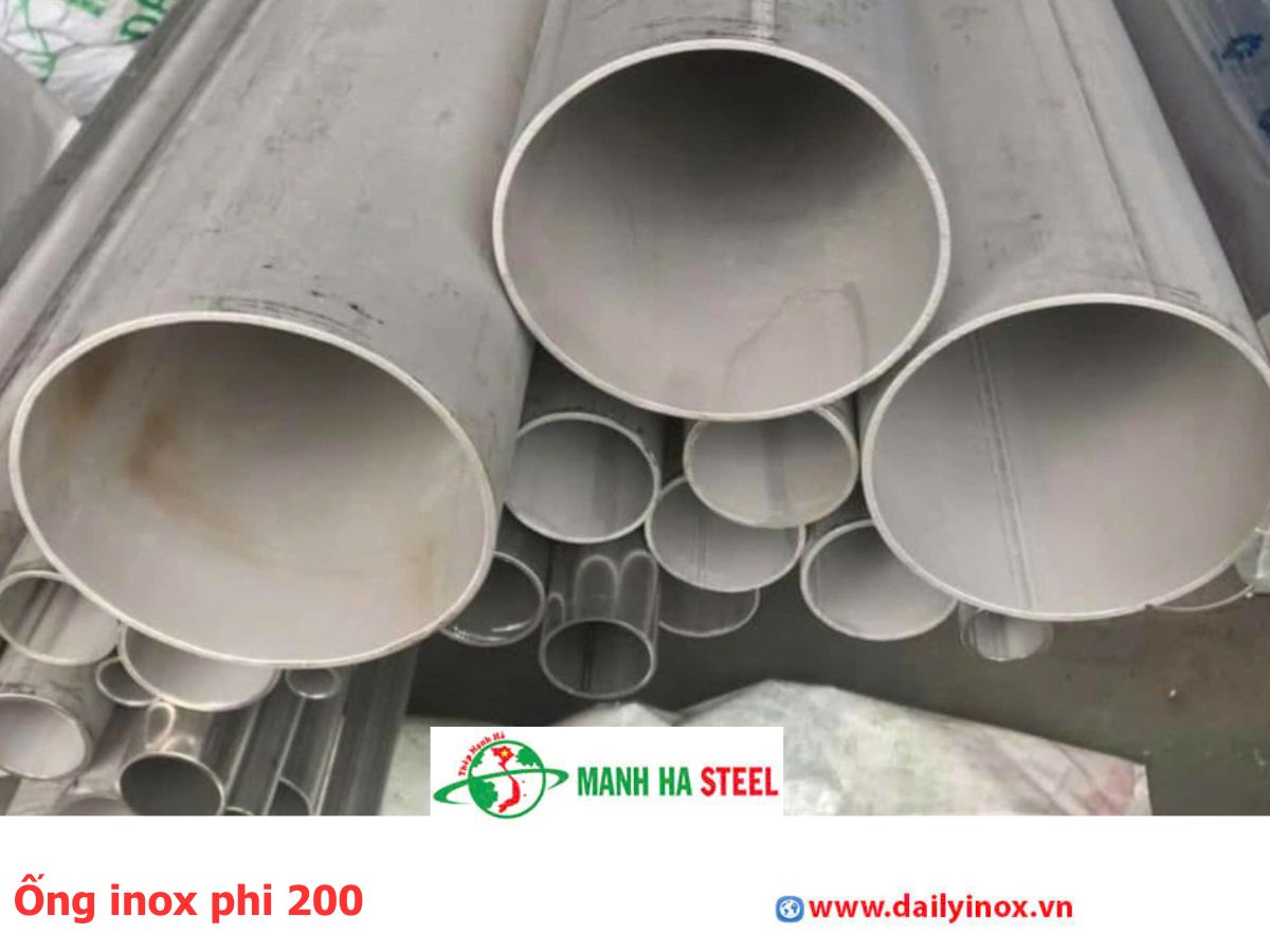 Bảng Báo Giá Ống inox phi 200
