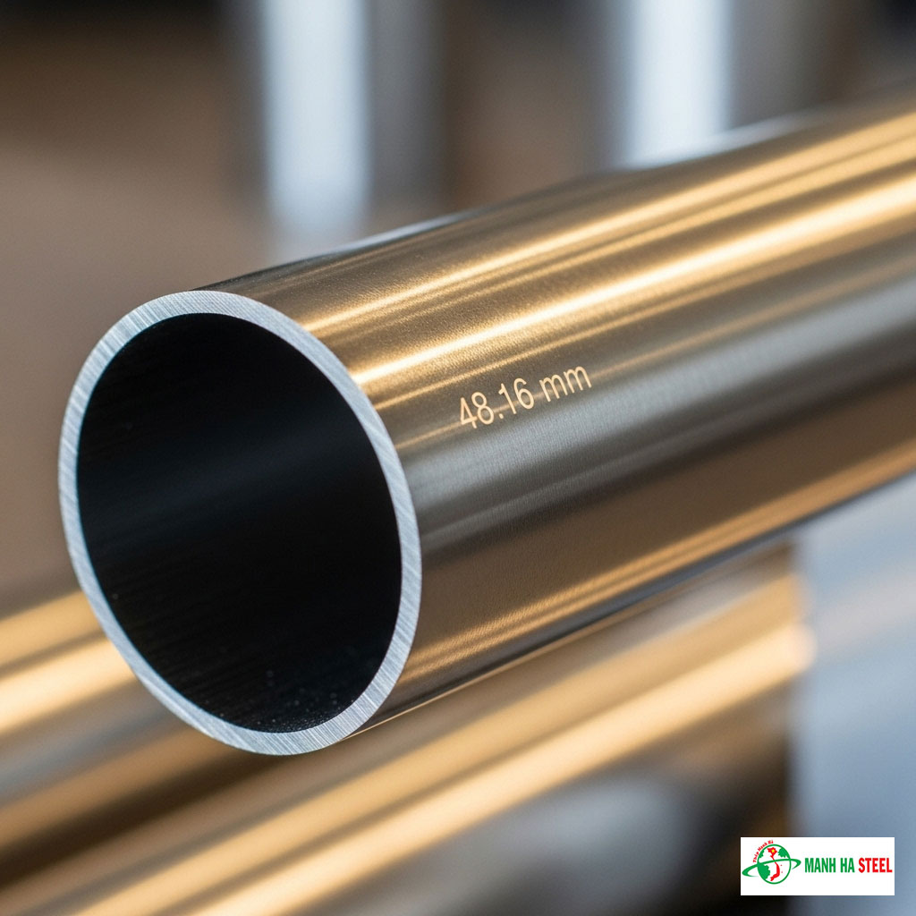 Ống inox trang trí 48.16 mm, Ống thép inox trang trí 48.16 mm (phi 48.16 )