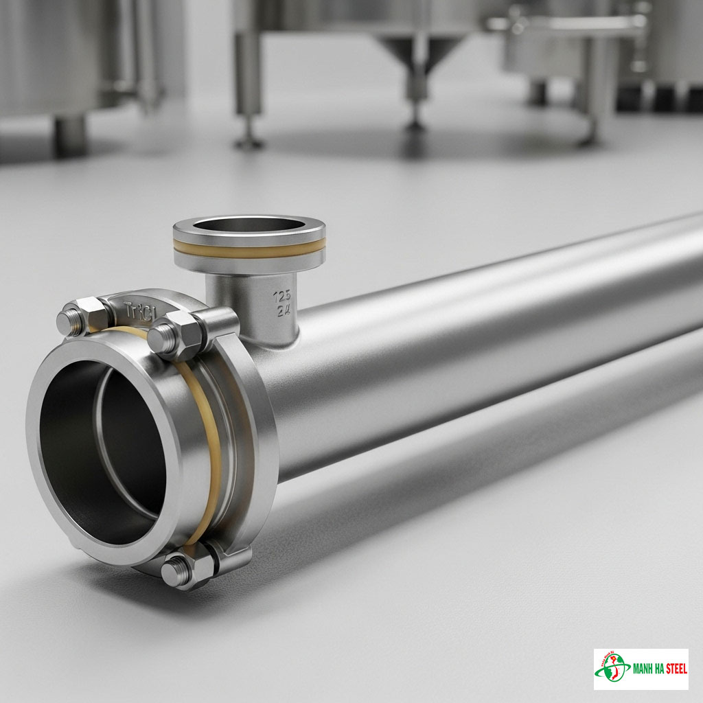Ống inox vi sinh 125 mm, Ống thép inox vi sinh 125 mm